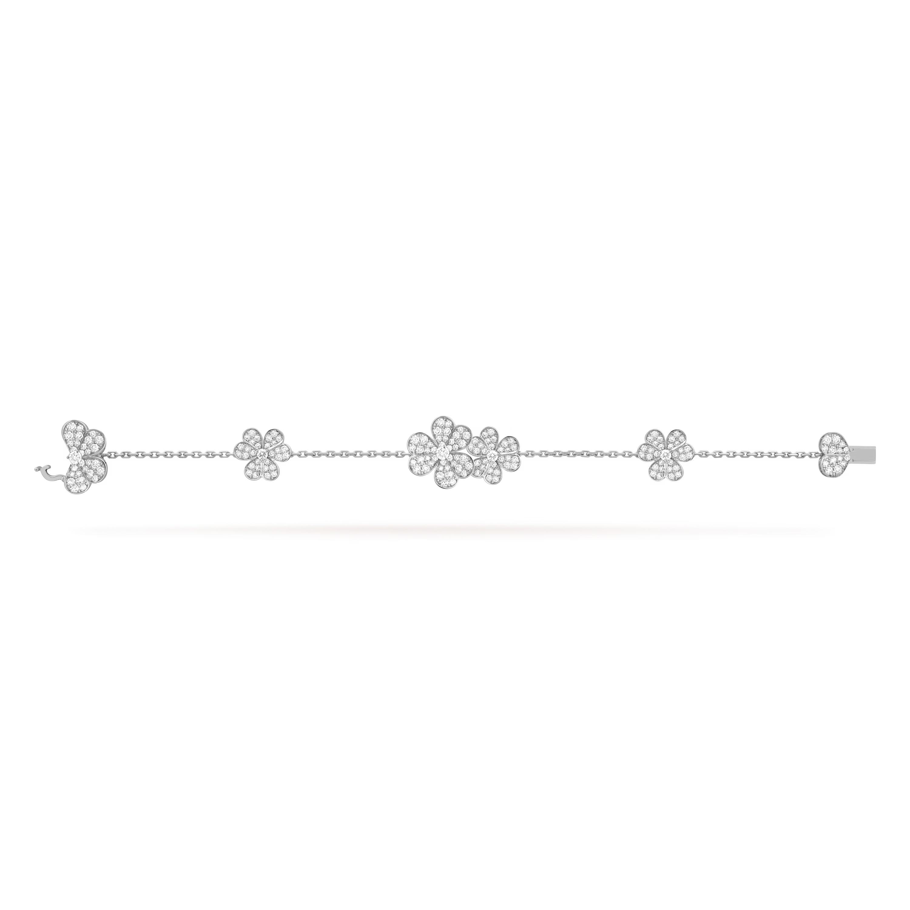 AV Fleur de lumière pendant bracelet, 5 flowers