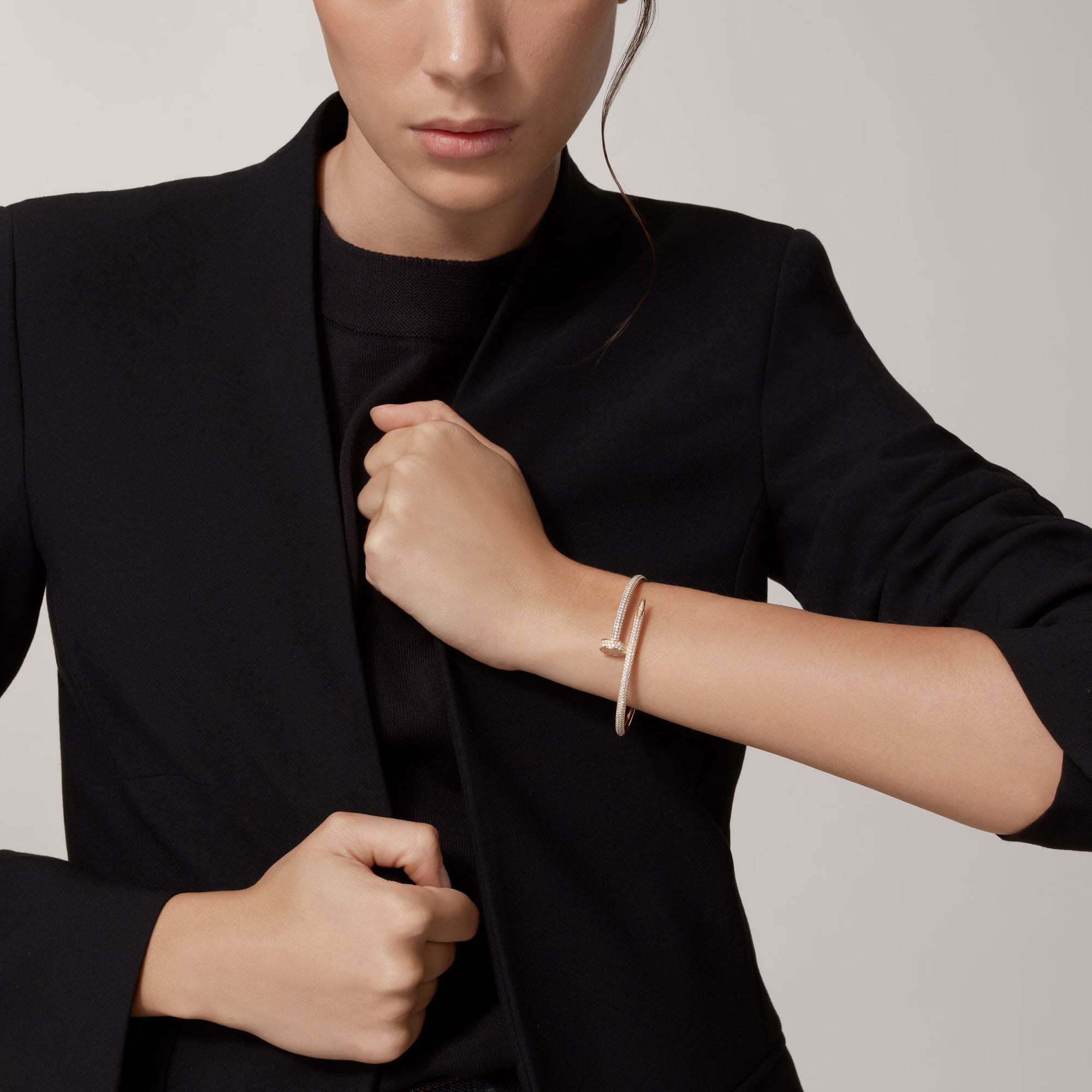 AV Linéa Clou bracelet, classic model, pave