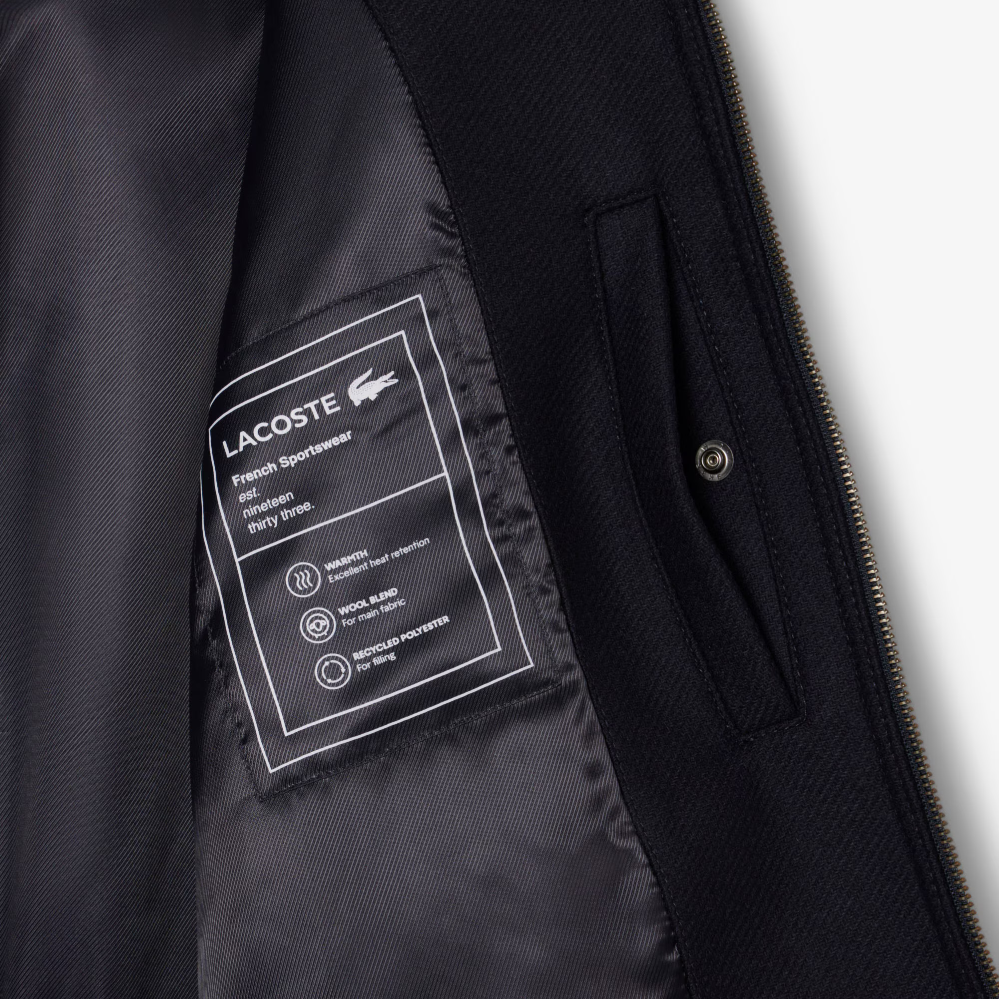 Veste aviateur en laine premium LC