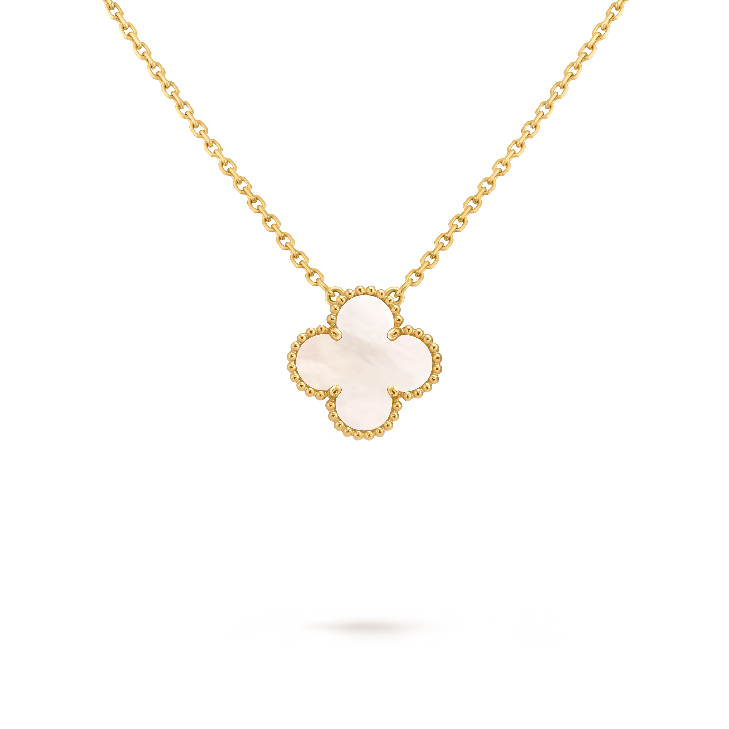 AV four leaf clover necklace