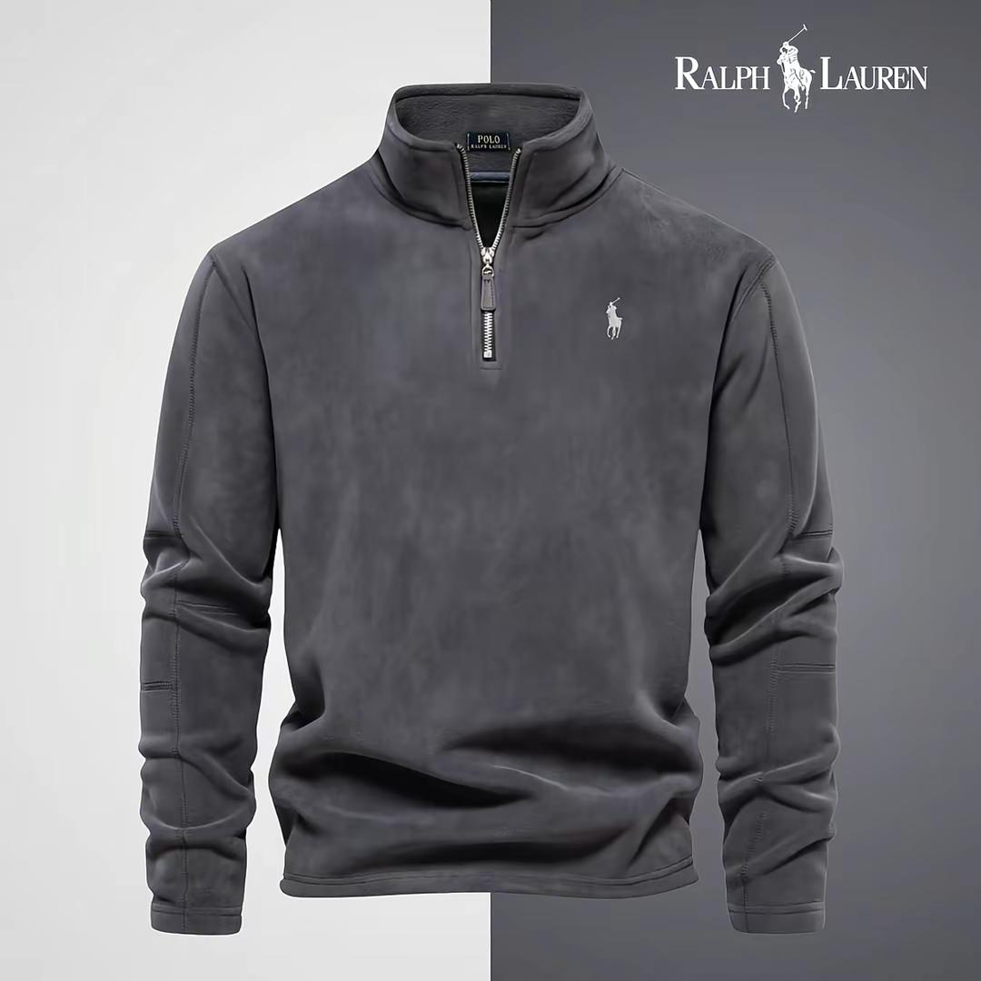 RL Prestige Cable-Knit Wool Knit Sweater