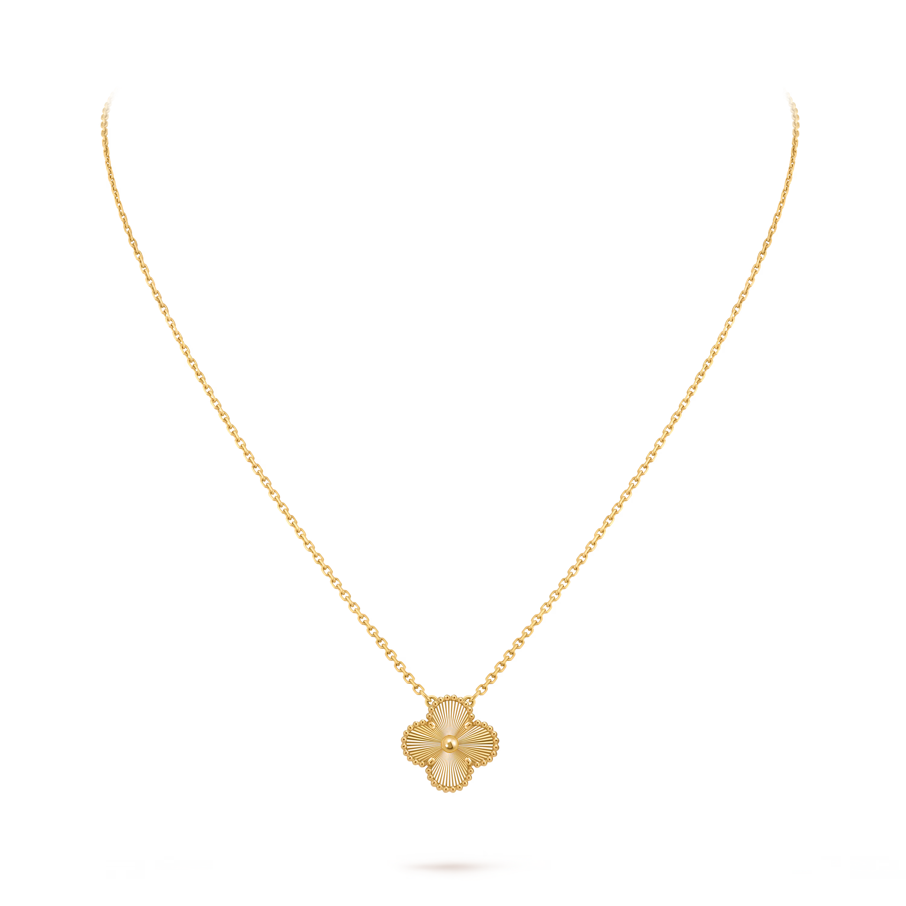 AV four leaf clover necklace