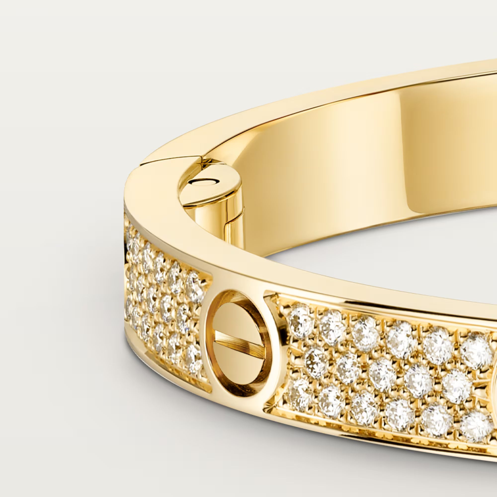 AV Amour bracelet, medium model, paved