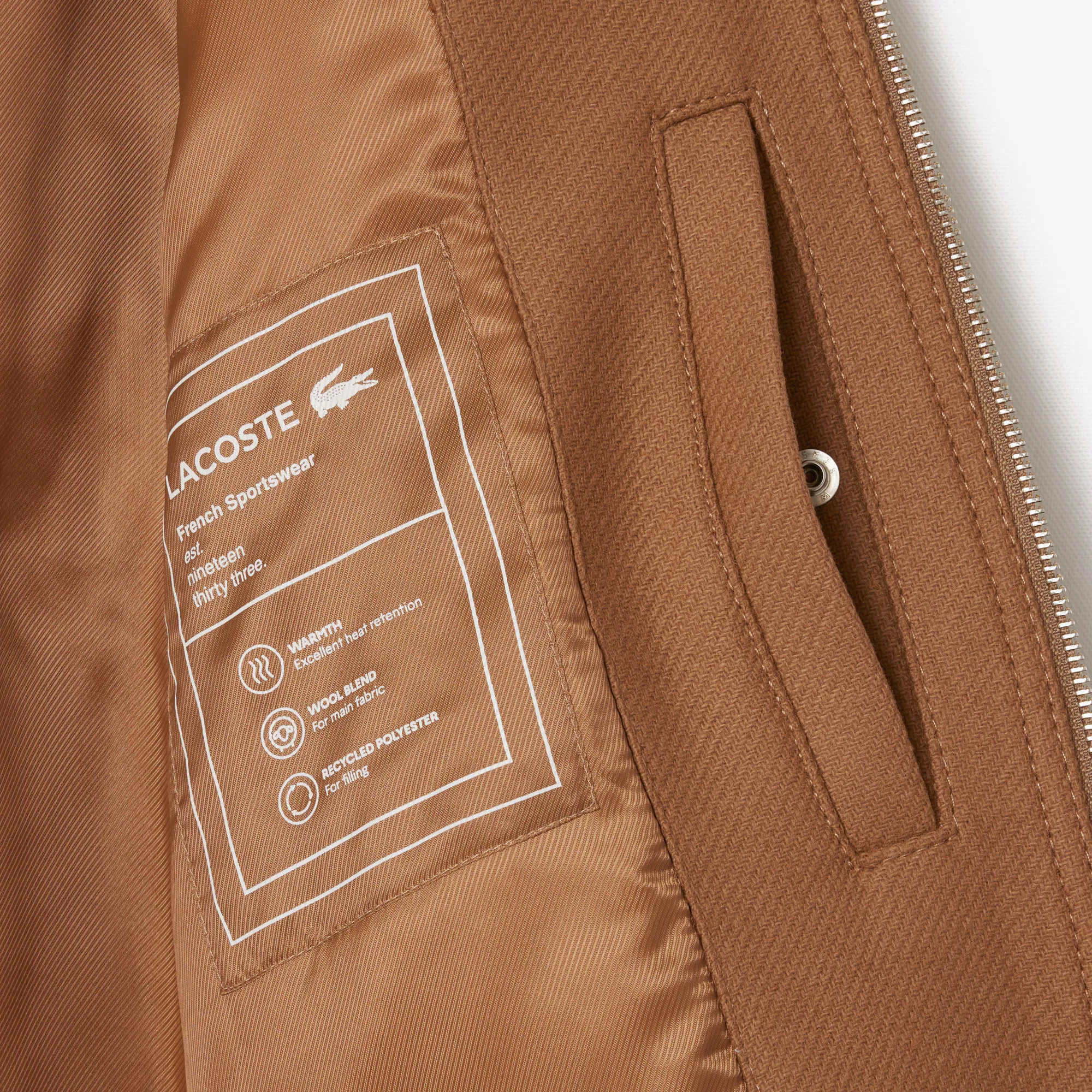 Veste aviateur en laine premium LC