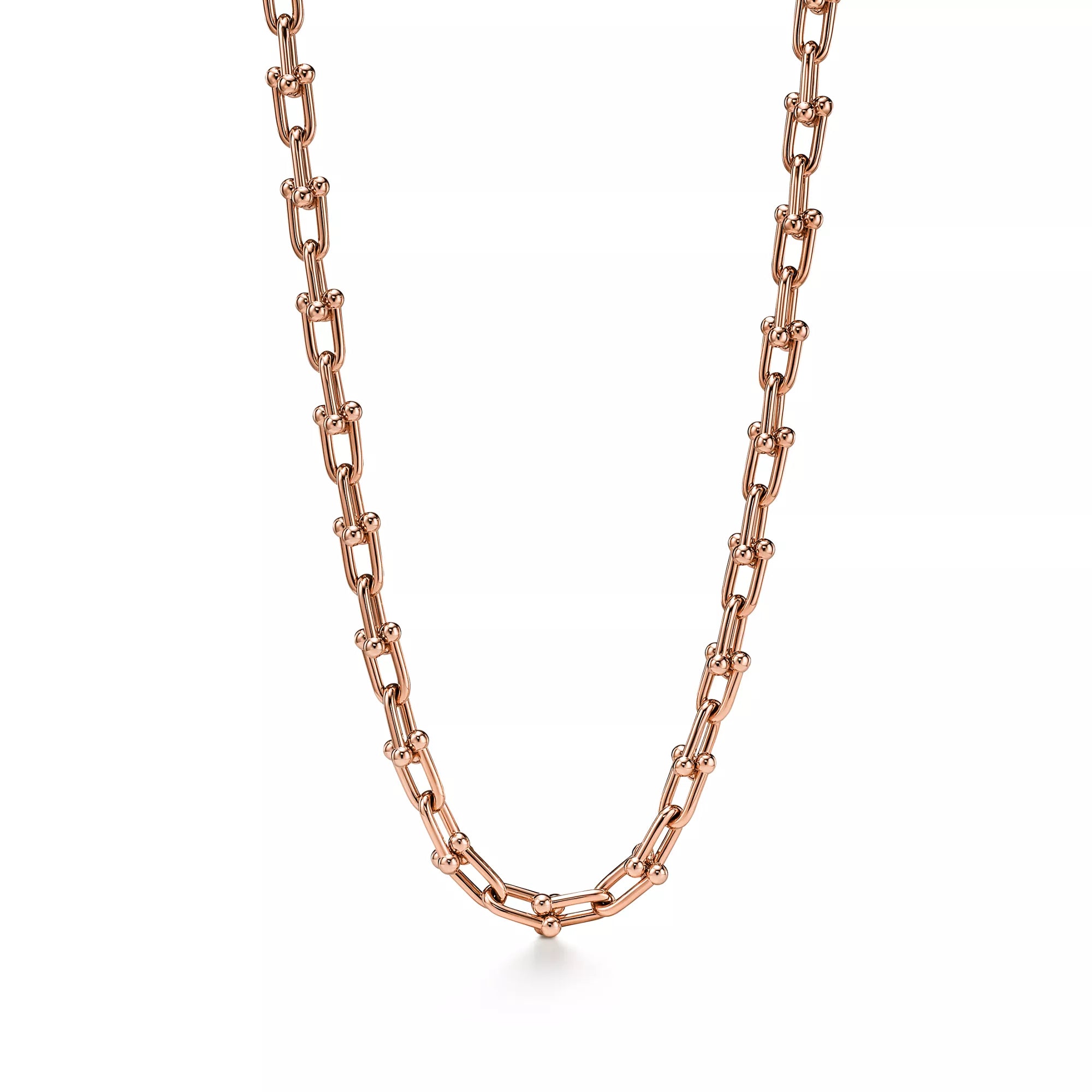 AV Pulse Necklace - Medium Link (Rose Gold)