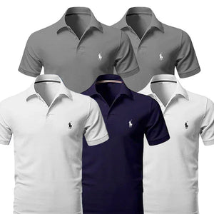 Grey + Grey + Dark Blue + White + White